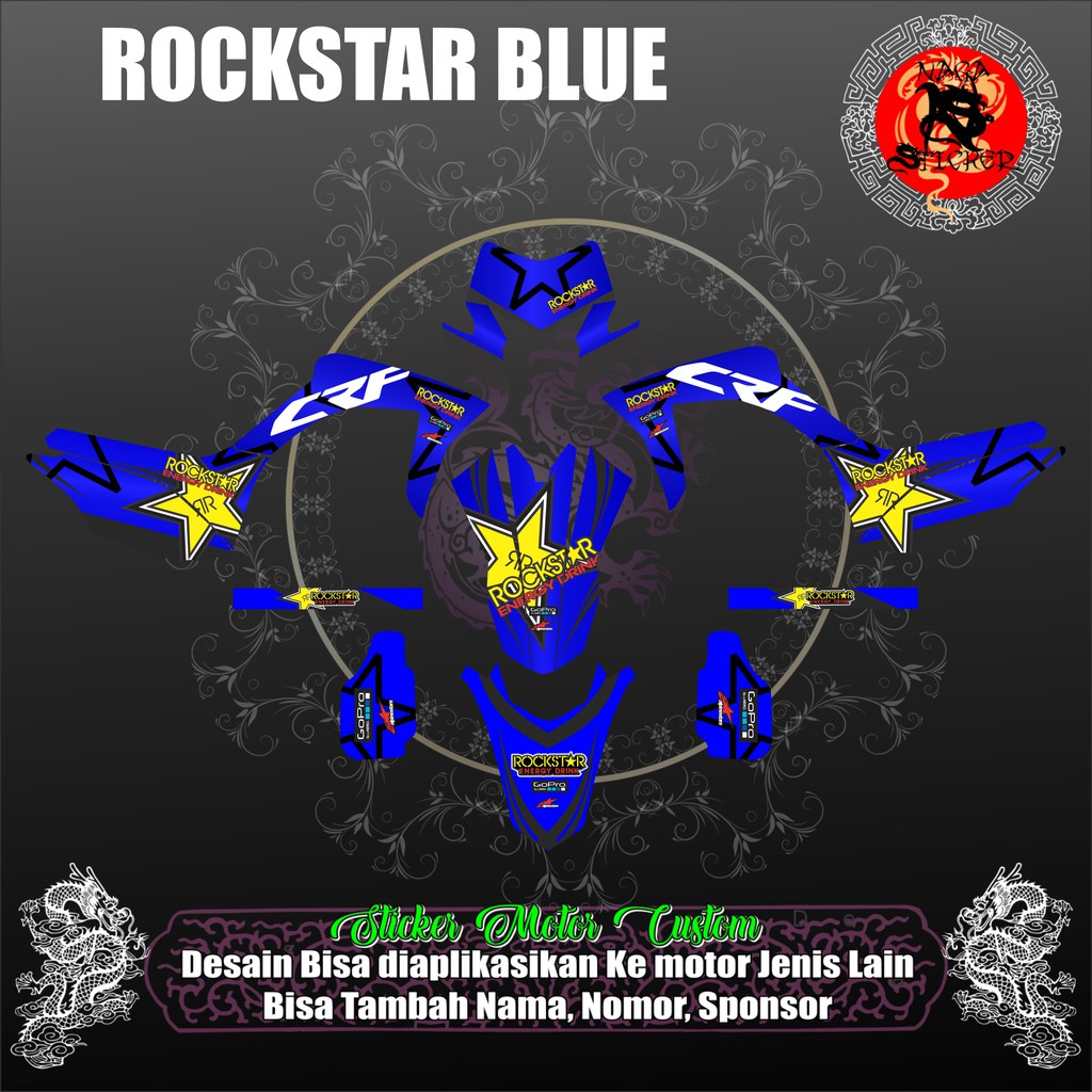 DECAL STICKER FULL BODY HONDA CRF 150 ROCKSTAR