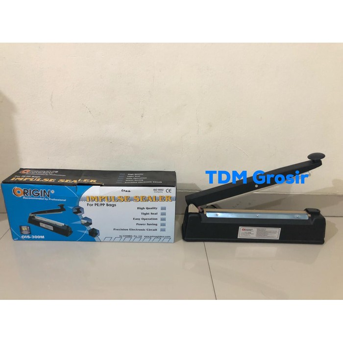 td162 Hand Sealer Impulse Sealer Mesin Penyegel Plastik 30 CM Body