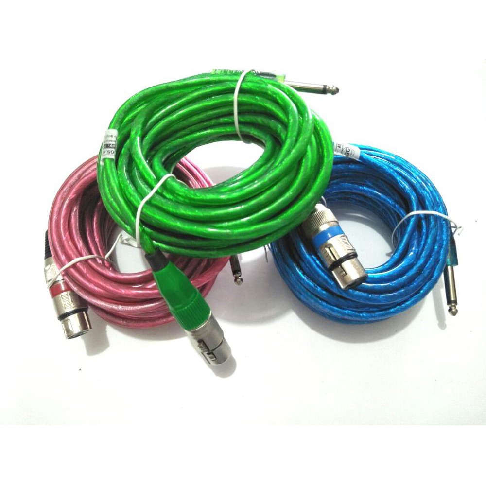 Jual Kabel Mic Mono Transparan Kitani M Warna Indonesia Shopee Indonesia