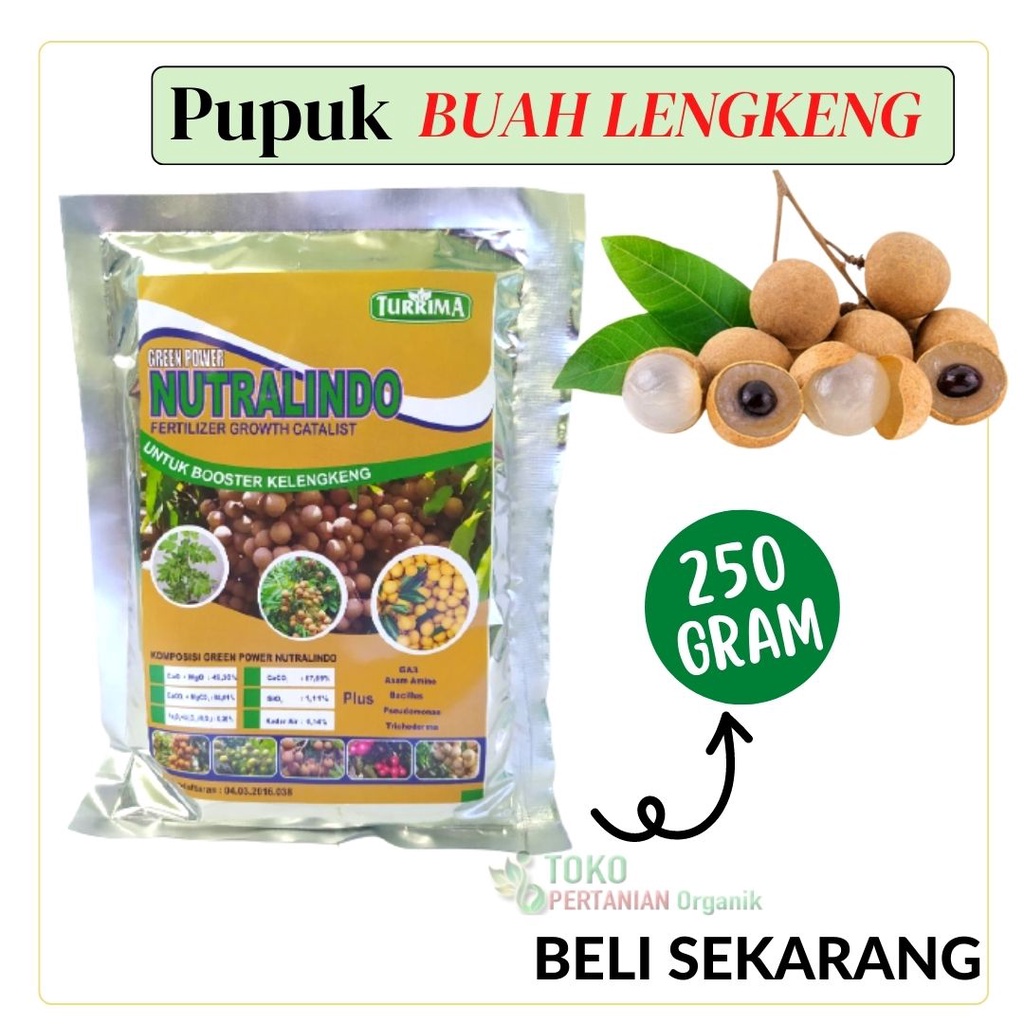 Boster kelengkeng NUTRALINDO perangsang buah, jual pupuk buah kelengkeng itoh super