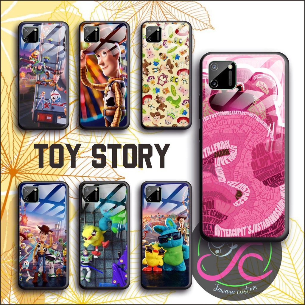 JW Case Gambar TOY STORY back case glass oppo samsung vivo xiaomi realme iphone all type
