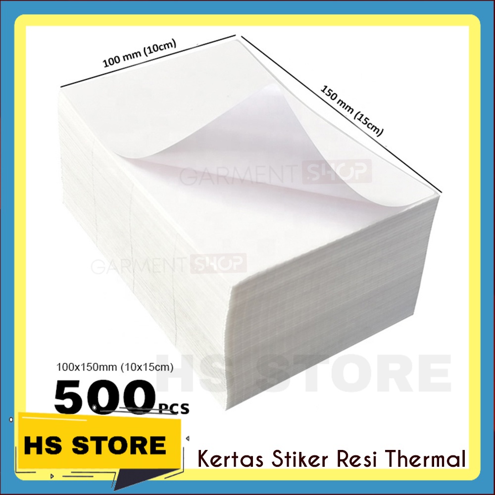 

Kertas Stiker Resi Pengiriman Barcode Label Thermal A6 Tanpa Tinta Murah 10x15cm 100 x 150 mm