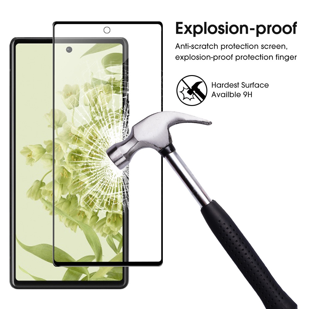 1pc Pelindung Layar Tempered Glass Anti Glare / Sidik Jari Untuk Google Pixel 7 / 7Pro