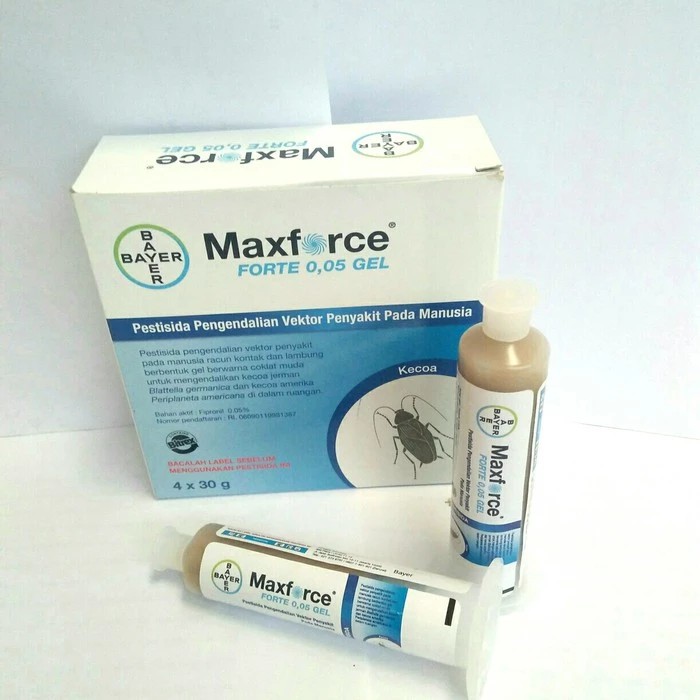 Maxforce forte obat pembasmi kecoa berbentuk gel paling ampuh.