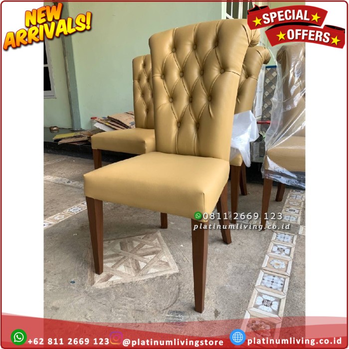 Kursi Makan Jati Modern Mewah, Kursi Makan Jati Tua, Kursi Makan Mewah Platinumliving Furniture Indo