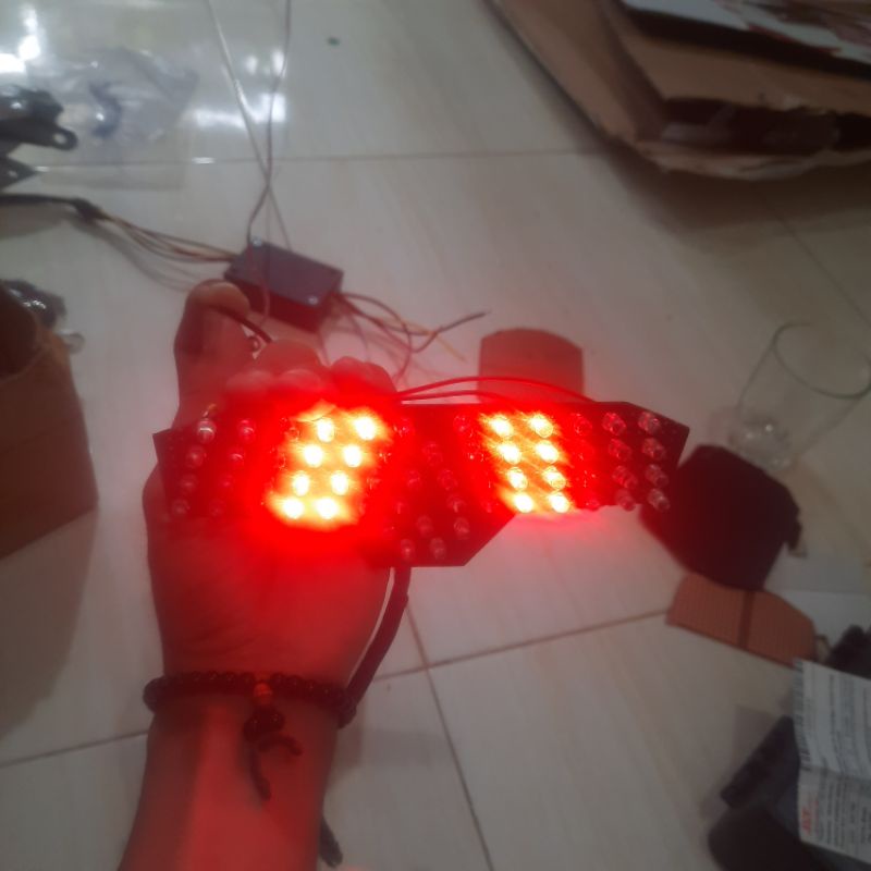 stoplamp running vario 125.150 new/13 mode/rem kedip &amp; stay led 4 baris