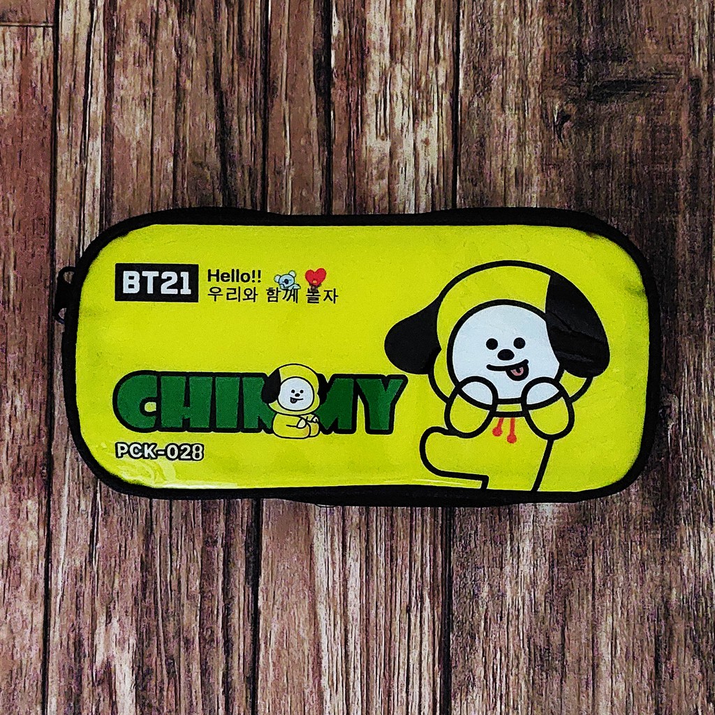 KOTAK PENSIL BT21 KPOP / TEMPAT ALAT TULIS BT21 TERLARIS-K.P - BT21 CHIMMY