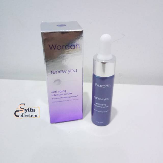 Wardah Renew You Anti Aging Intensive Serum / Serum Anti Aging Samarkan Garis Halus / Serum Wardah A