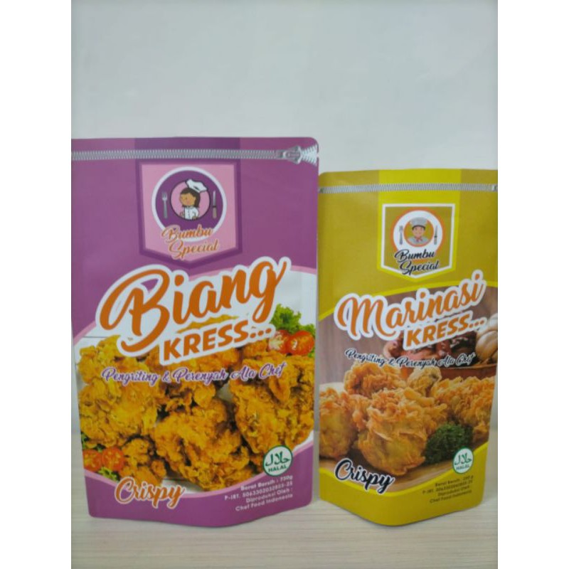 

Afc Bumbu Ayam Biang Marinasi Kress 1 Paket Besar 1000 gram