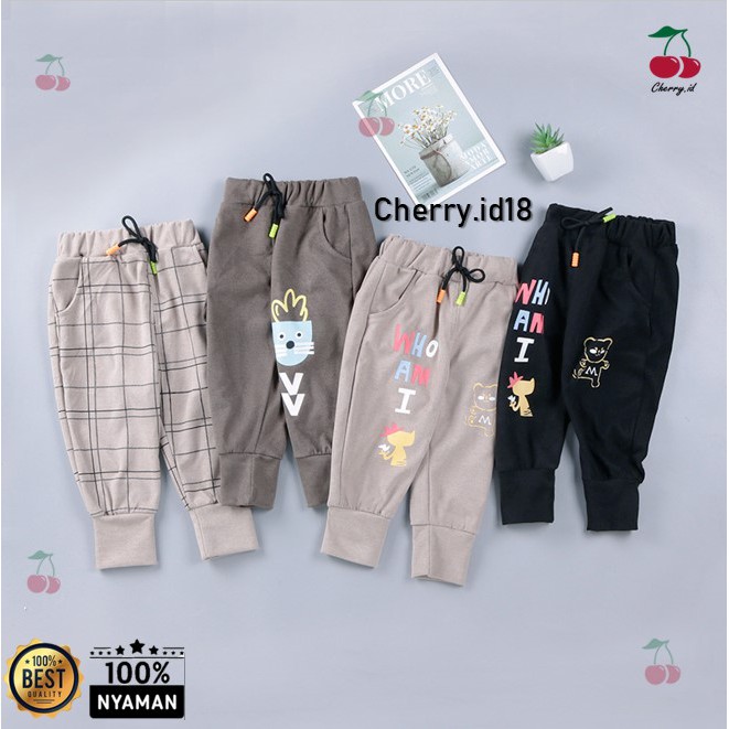 NEW (6Bln-3Thn) COD Celana Panjang Anak Cowok / Celana Anak Import / Celana Anak Katun / Celana Joger Anak