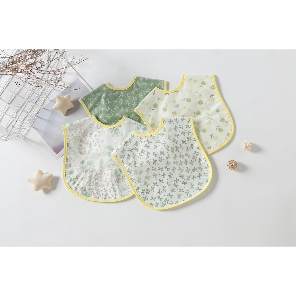 BIANCA - Bibs Anak / Celemek Anak Kecil 4 IN 1 G Lemon Series