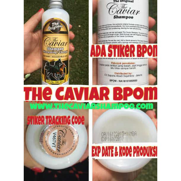 shampoo CAVIAR SHAMPOO BPOM ORIGINAL