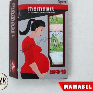 Terbaru 3pcs MAMABEL MERAH Celana  dalam  Mamabel 