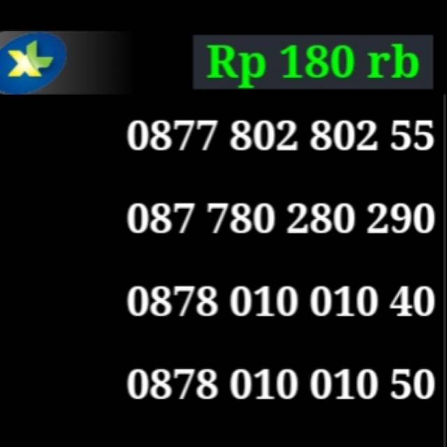 Nomor nomor cantik super hoki perdana xl