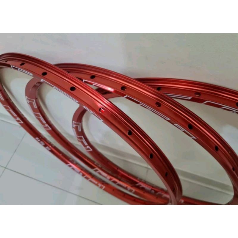 velg mtb progear CS1Rim rims alloy warna merah red sepeda mtb gunung mountain bike am fr dj free ride dh down hill