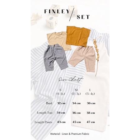 Little Mebie Finley Set (Baju Set Anak)