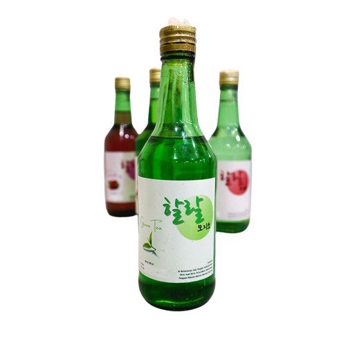 Mojiso soju Tanpa Alkohol Halal minuman ala Korea beli 2 Gratis Sloki 1