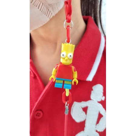 SIMPSON / Tali masker anak / strap masker / tali masker lucu / tali masker lego / tali konektor mask