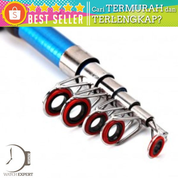 Joran Pancing Portable Telescopic 2.1M - Biru