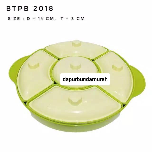Wadah prasmanan bulat golden sunkist BTPB 2018
