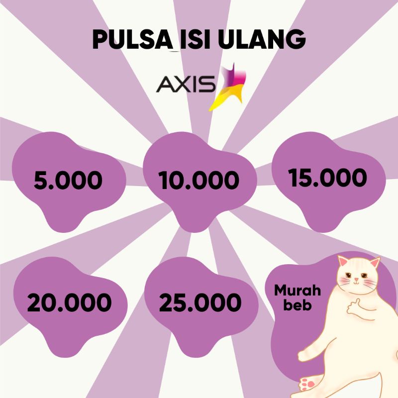 Pulsa Isi Ulang Axis