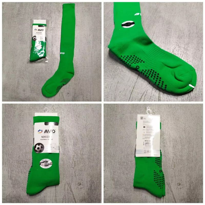 Kaos Kaki Anti Slip Panjang R8 Avo-Hijau