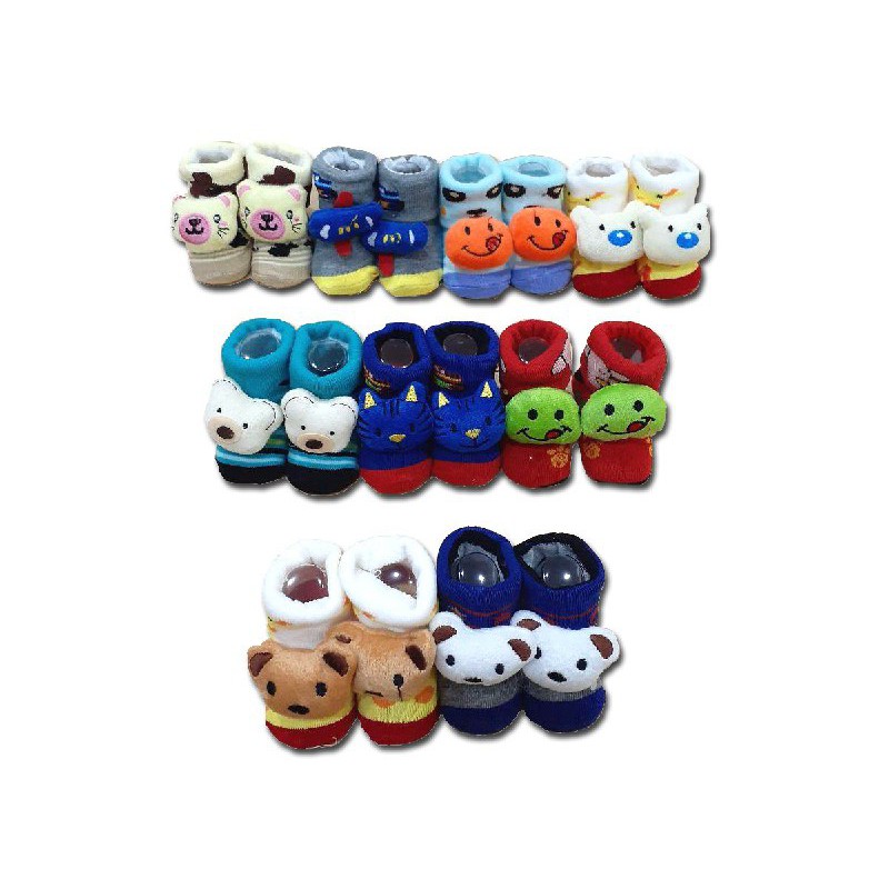 Kaos Kaki Bayi 0-6 Bulan Bahan Super Soft Import