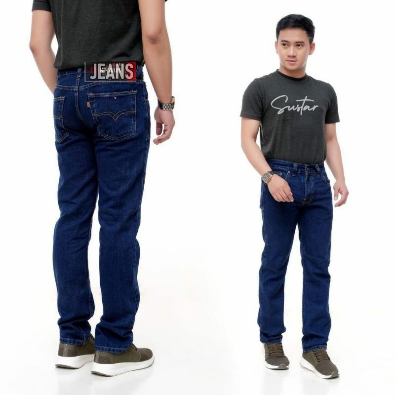 [PROMO] CELANA JEANS PRIA Standart 27 38 Bahan Bagus Ufc Venum Mma Pantai Gym Lari Fitnes Wa Distro Jk KECE HITS Q2R1