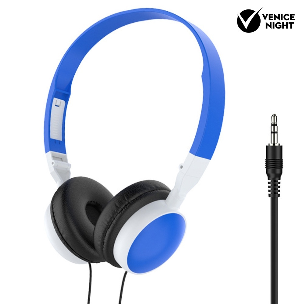 (VNEP) (Berkabel) Headset Headphone Gaming HiFi Bass Lipat Jack 3.5mm Untuk Handphone / Tablet