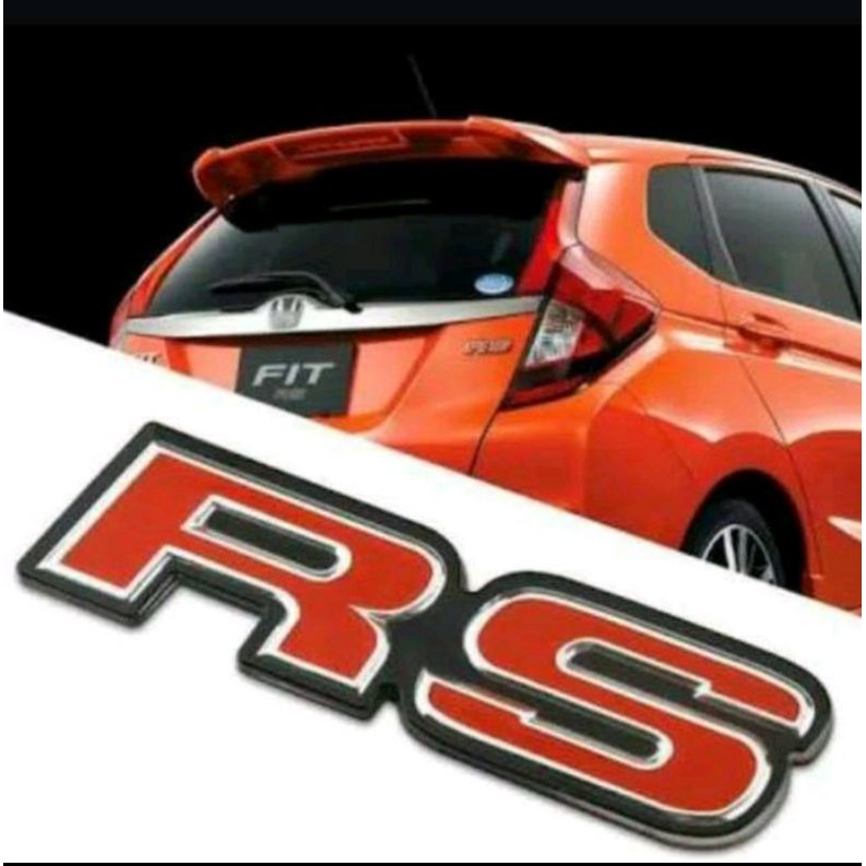 Emblem Original RS untuk Mobil HONDA JAZZ