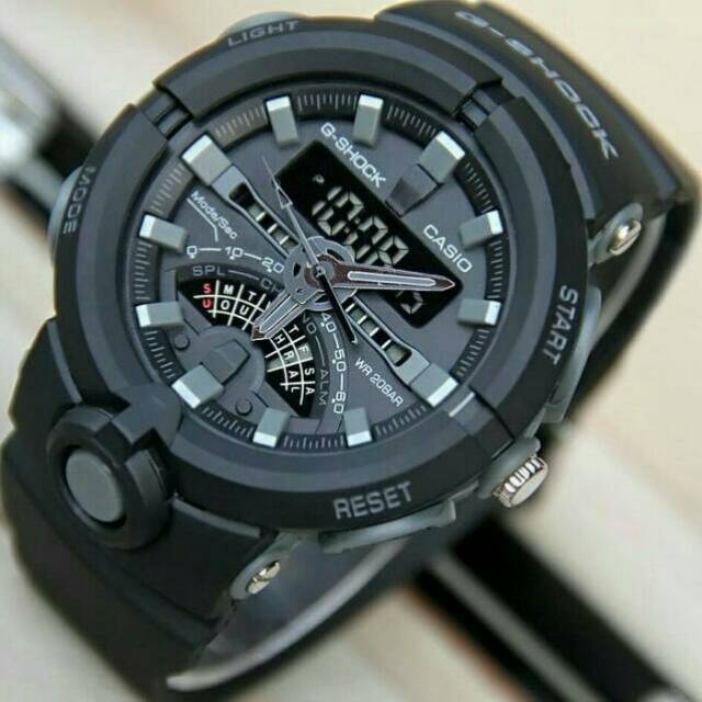 Jual JAM TANGAN PRIA WATERRESIST CASIO G SHOCK RANGERMAN FULL BLACK ...