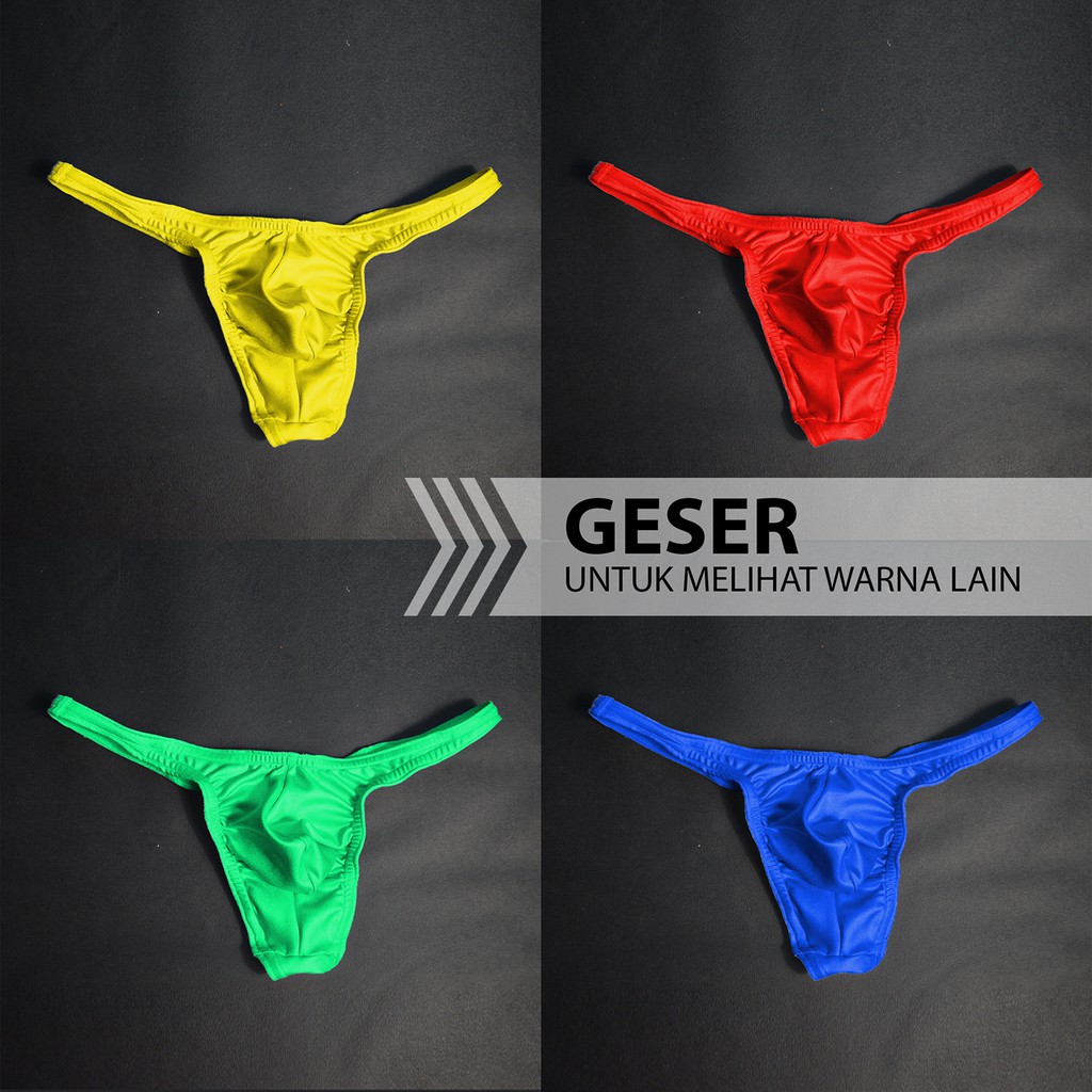 Celana Dalam Thong Pria Seksi  Possing Trunk Warna Warni - Gstring Pria Sexy - Posing Trunk