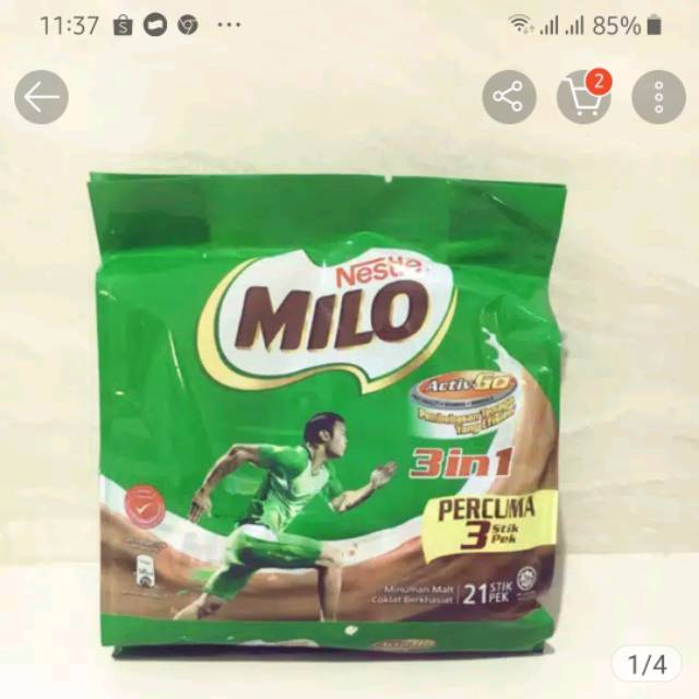 

MILO SACHET 3in1 Malaysia 18sachet