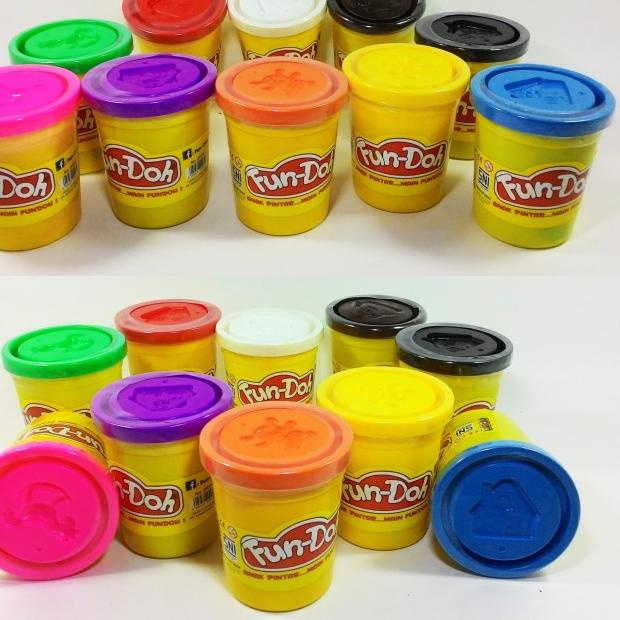 ⅍ FUN-DOH FUNDOH FUN DOH PLASTISIN LILIN MALAM CUP - Putih ♣