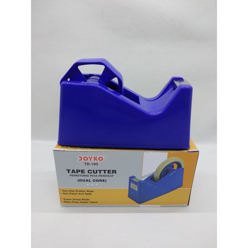 

Tape dispenser (TD solatip) / cutter joyko TD103 Tempat lakban