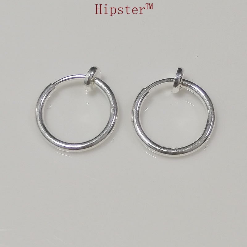 New Hot Fashion Simple round Solid Color Ear Studs Ear Clip