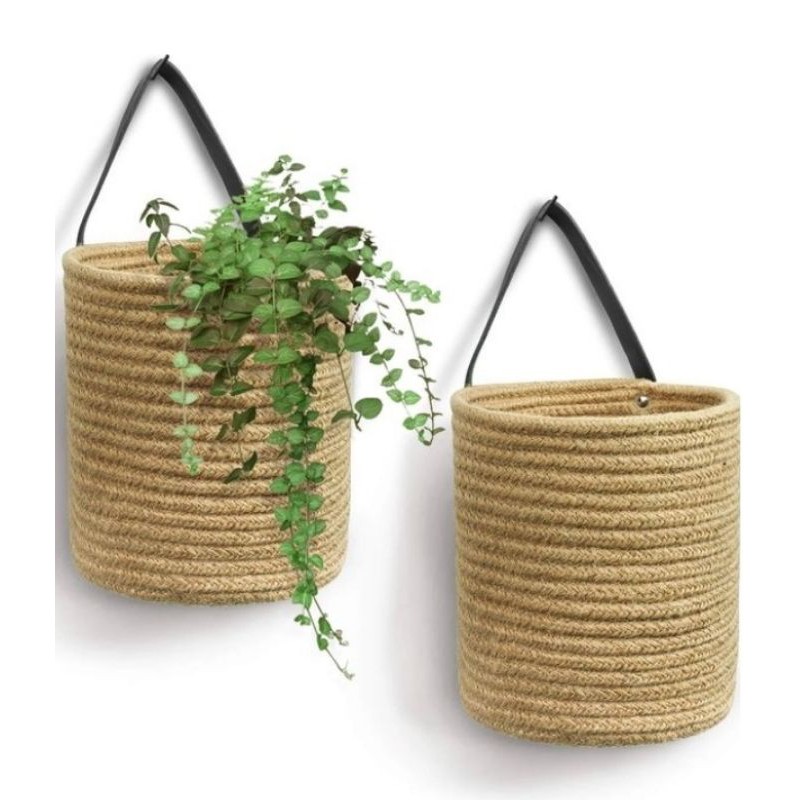 cover pot gantung tali rami