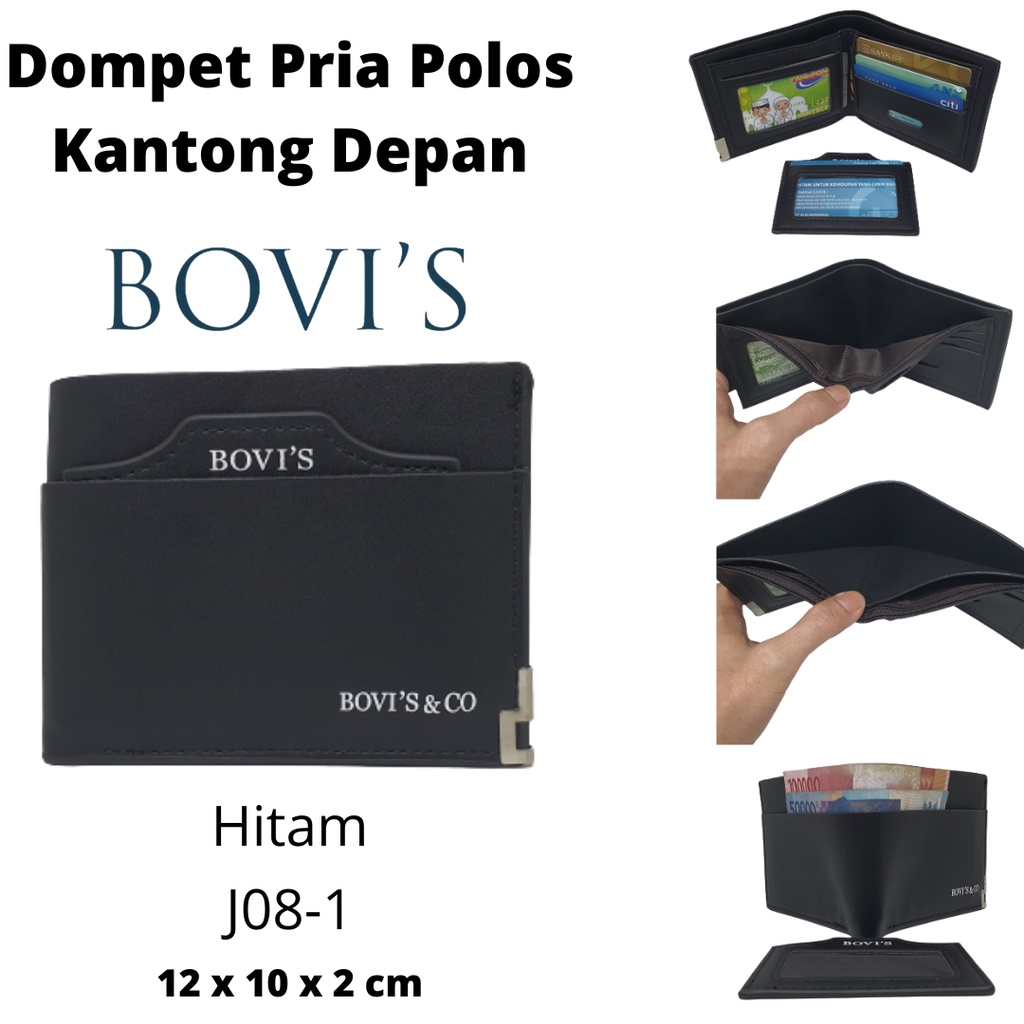 Dompet Pria Cowok Laki Bovis Original Ori Asli Import Harga Murah Bahan Premium Model Keren Anak Muda Terbaru Kekinian Kualitas Distro Kulit Sintetis