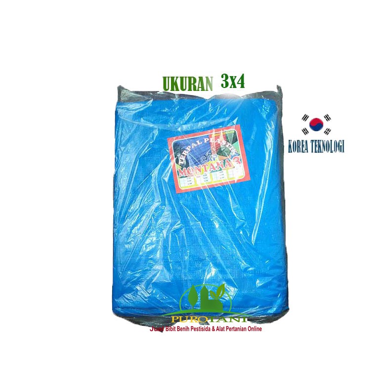 Terpal 3x4 terpal tenda kolam Ikan montana korea