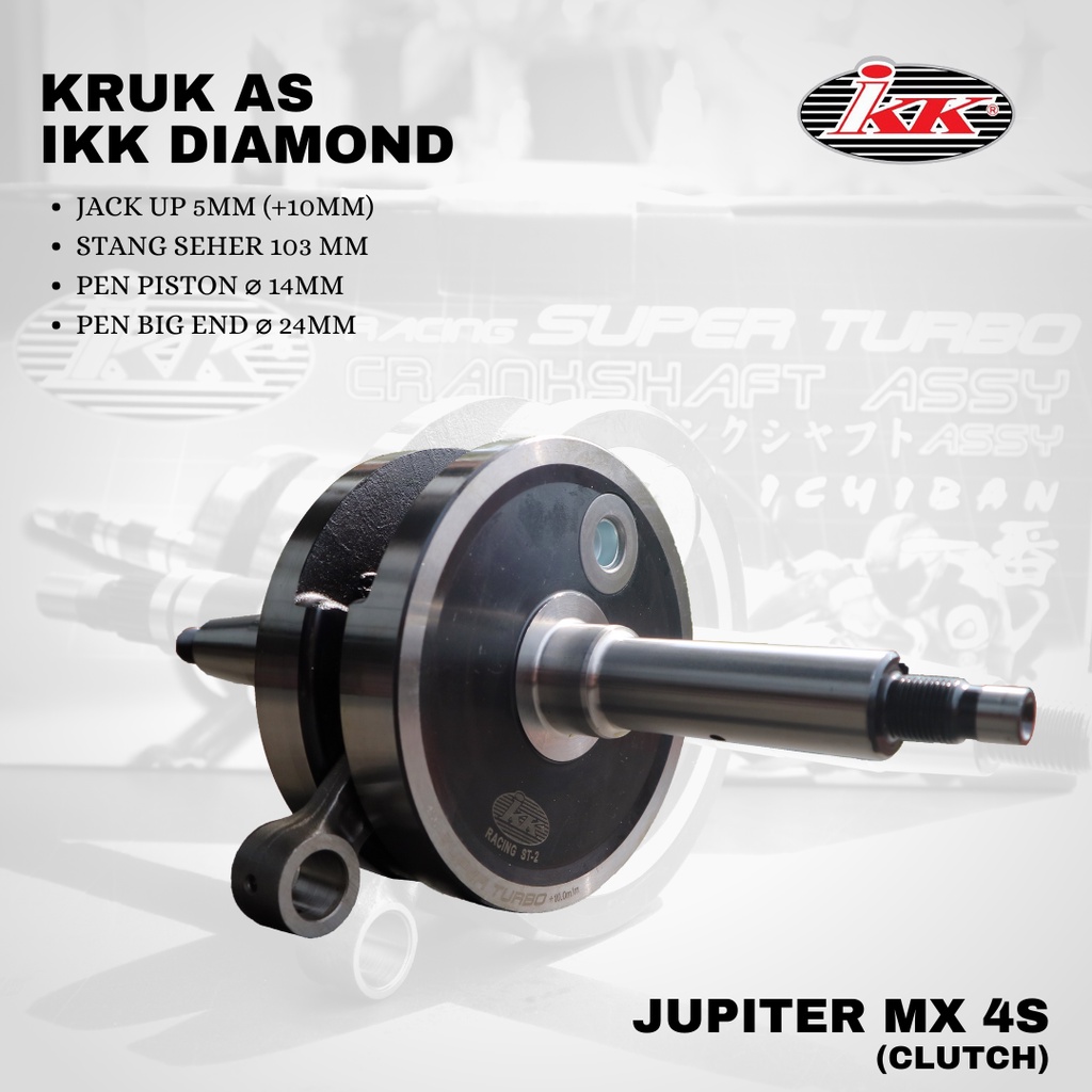 Crankshaft Kruk as IKK jupiter mx 4 speed up 5mm (10mm) 103L