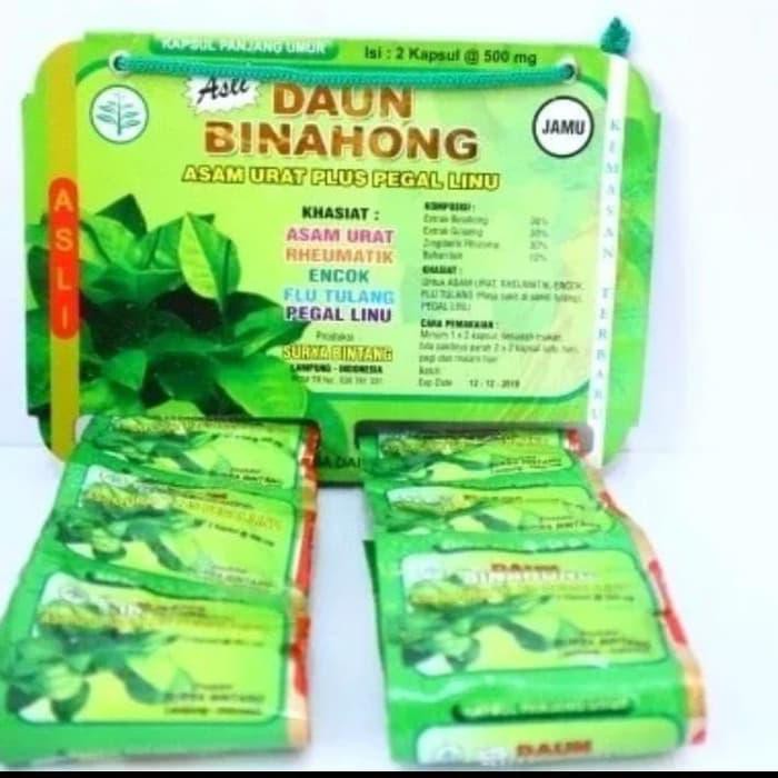 Paling Laku Kapsul Daun Binahong Asli Original