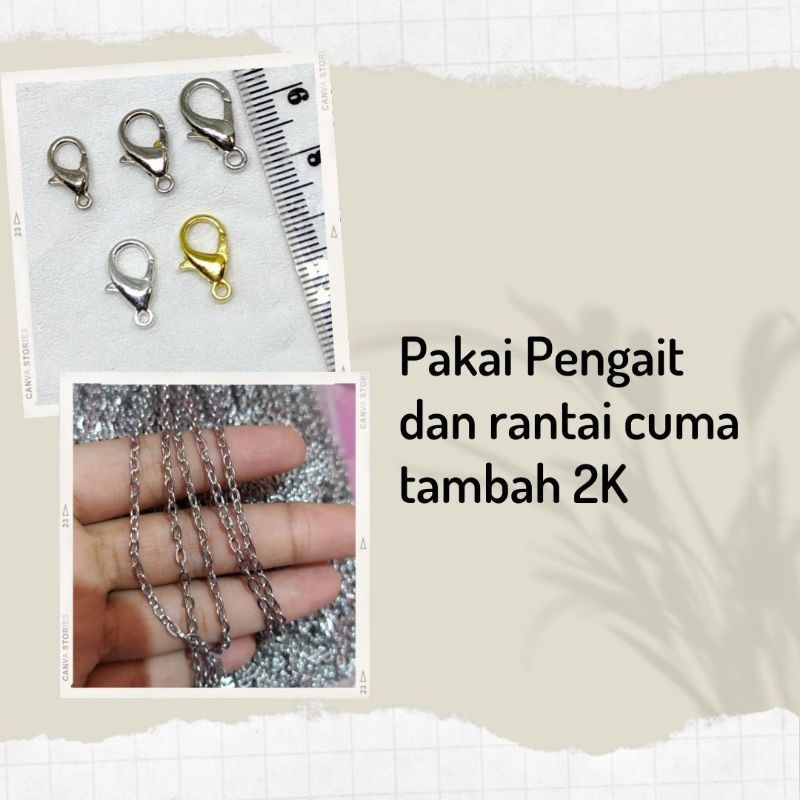 Tambahan Pengait dan Rantai Kalung Gelang dll