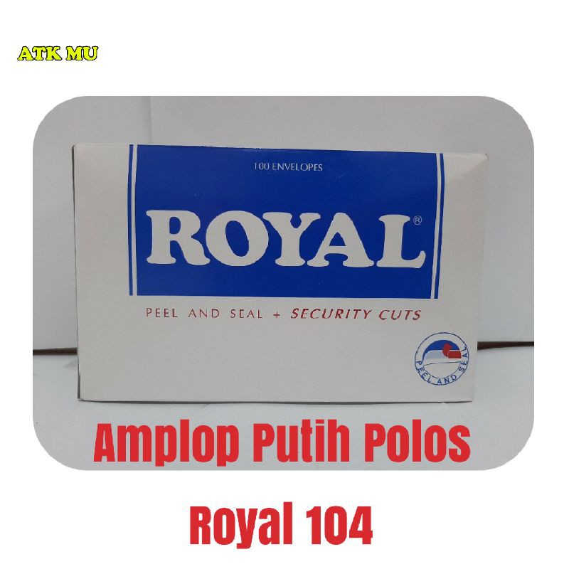 

Amplop Putih Polos 104 SEAL/ Amplop Duit ROYAL