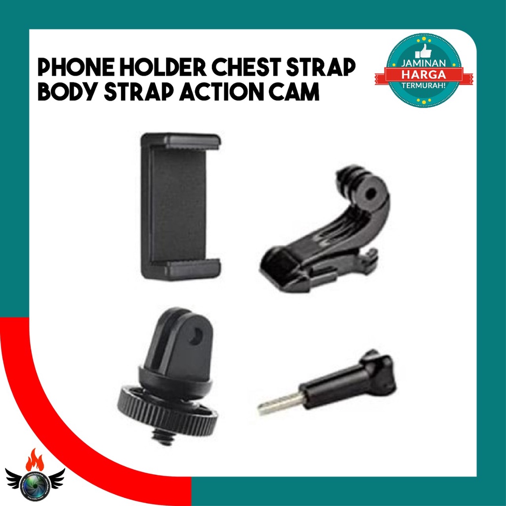 Holder Phone For Chest Strap / Body Strap Action Cam