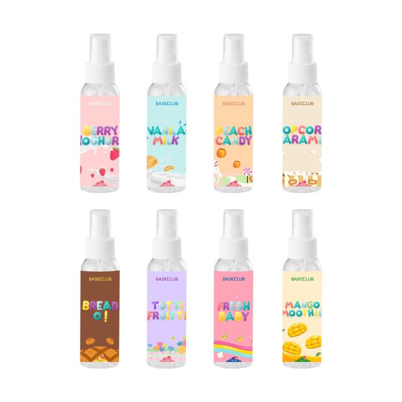 (BPOM) Bodymist Basicclub 100 ml - Parfum Murah BPOM Basic Club Body Mist Geamoore - Body Mist Beybys - Bodymist Beybys