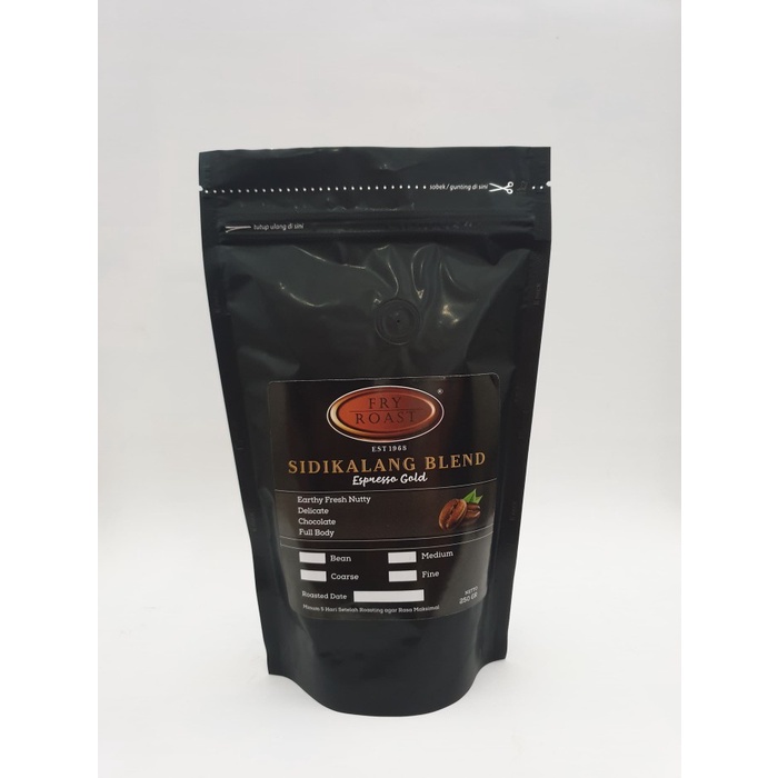 

gt201jyj Kopi Sidikalang Blend Espresso Gold 250 Gram Biji Dan Bubuk - Biji Ds20X11