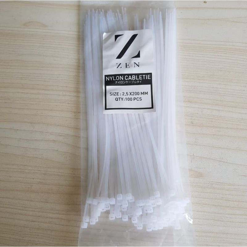 Kabel Tis 20cm Besar panjang Tali ikat isi 100 pcs Kabel ties Tali ties Tali krek