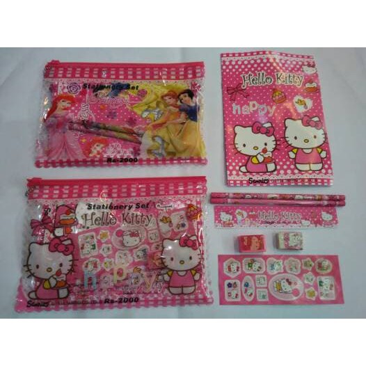 

Paket Ujian - Paket Alat Tulis - Paket Puzzle Anak Promo Stationery Hello Kitty Dan Princess Produk