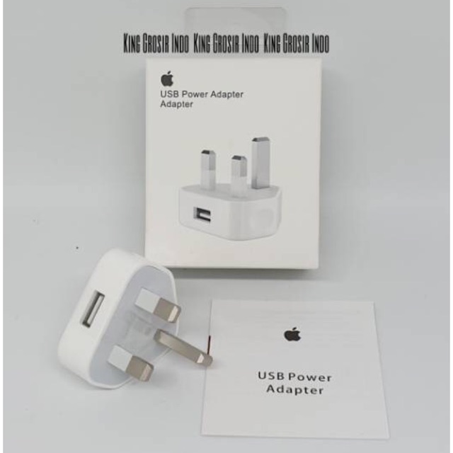 Kepala Charger / Batok Charger iPad Apple iPhone Kaki 3