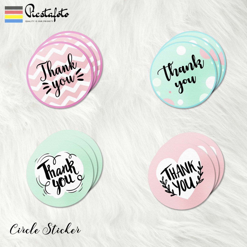 

Sticker Ucapan Thank You Bentuk Lingkaran 5 cm isi 50 pcs